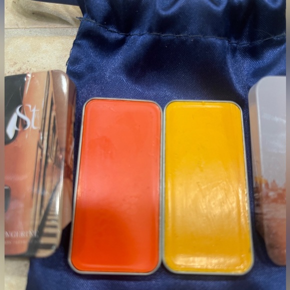 Seint Pineapple and Tangerine Lip & Cheek - 2 tins + SEINT pouch - NEW! - Picture 5 of 8